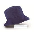 Fashion Lady Brushed Cotton Twill Bucket Hat (Blue)